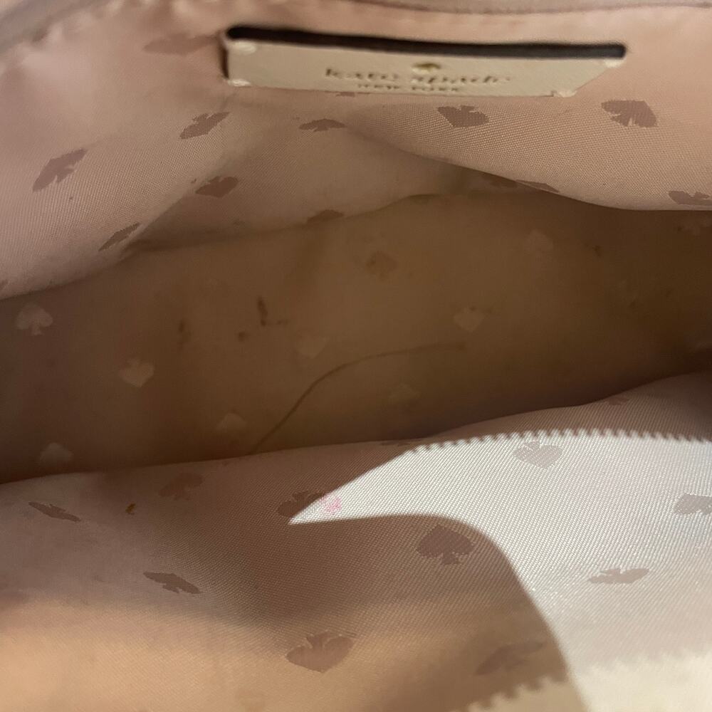 Kate Spade Payton Dome Crossbody in Saffiano leather Beige - Picture 12 of 14